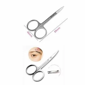 Forbici Forbicine Unghie Unghia Stainless Acciaio Punta Curva Scissors