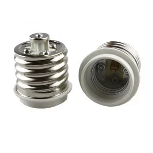 Adattatore Lampadine Faretti E40 A E27 Riduttore Convertitore Lampadina