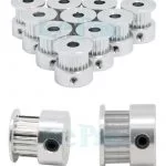 Puleggia Gt2 20 Denti Alluminio Ø 5 Mm - 20 Teeth Gt2 Pulley Aluminum Pulegge 3D