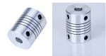 Coupler Shaft Od19Mm*25Mm Flexible - Accoppiatore 5*8 - Giunto In Alluminio 5X8