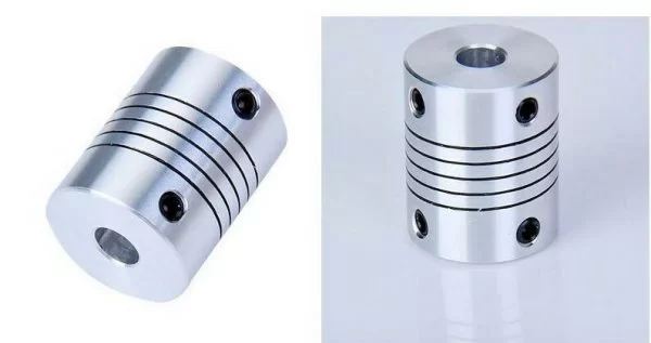 Coupler Shaft Od19Mm*25Mm Flexible - Accoppiatore 5*8 - Giunto In Alluminio 5X8