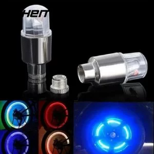 2 Pz Luci Luce Led Bici Raggi Bicicletta Rgb Ruote Automatico Tutti Colori