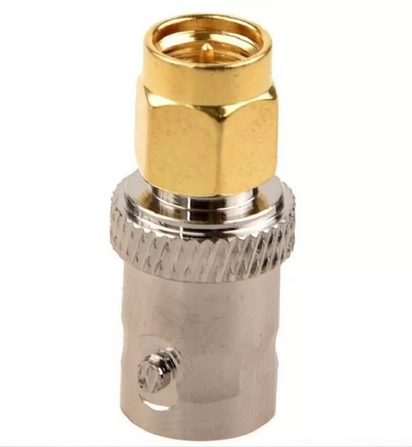 Adattatore Antenna Dorato Sma Maschio Bnc Femmina Dorato Convertitore Cavo