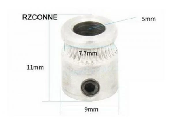Mk8 Drive Gear 1.75 Mm Filament - 3D Printer Extruder Pulley - Makerbot - Reprap