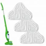 3 Panni Microfibra H2O X5 Mop Triangolari Scopa Vapore Ricambi