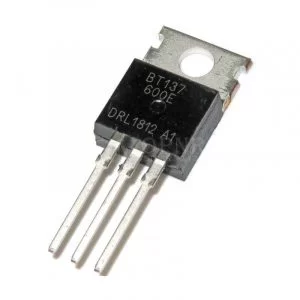 IC Circuito Integrato BT137-600E TO-220 600V 8A - Lotto 5 Pezzi