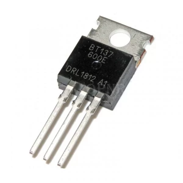 IC Circuito Integrato BT137-600E TO-220 600V 8A - Lotto 5 Pezzi