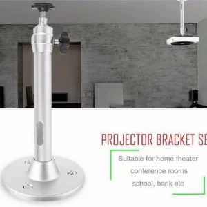 Staffa Per Proiettore In Alluminio Fissa Soffitto Videoproiettore Casa