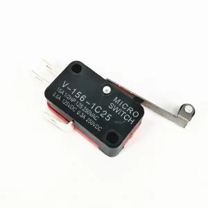 10 Pz. Microswitch Con Rotella A Leva Pulsante Fine Corsa Micro Switch