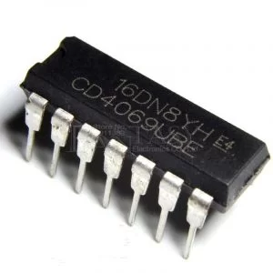 IC Circuito Integrato CD4069UBE DIP-14 - Lotto 5 Pezzi