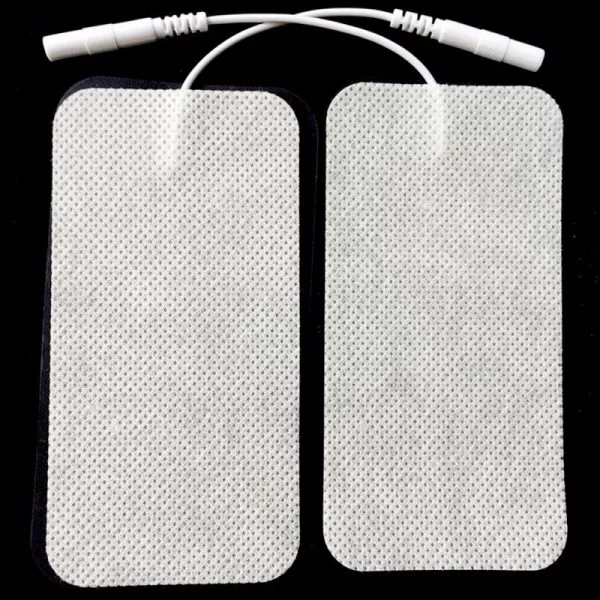8 X Elettrodo Pads Per Tens Ems Massager Riutilizzabili 5X10Cm, Interfaccia 2Mm