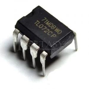 IC Circuito Integrato TL072CP DIP-8 Amplificatore Doppio Basso Rumore - Lotto 5 Pezzi
