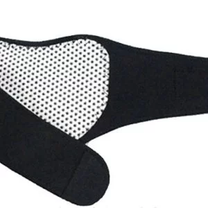 Fascia Magnetica Massaggio Collo Cervicale Tormalina Riscaldamento Naturale Nera
