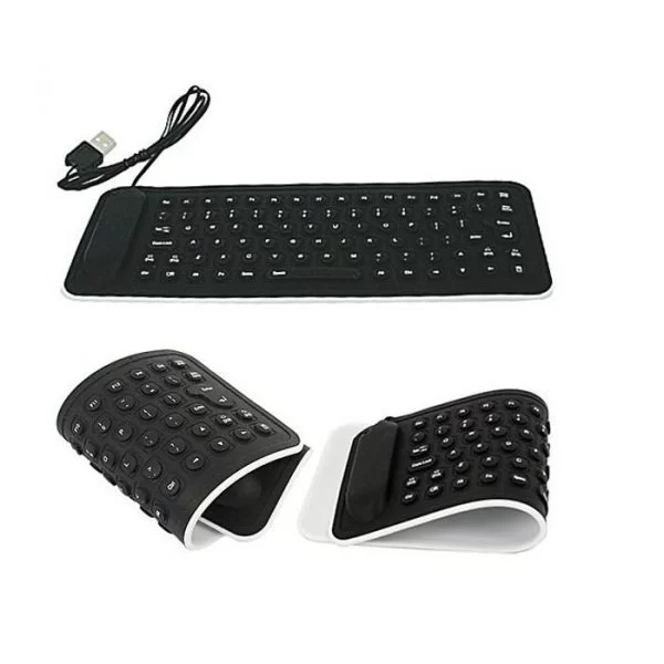 Tastiera In Gomma Silicone Flessibile Usb Per Pc Computer Tablet Impermeabile