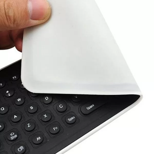 Tastiera In Gomma Silicone Flessibile Usb Per Pc Computer Tablet Impermeabile